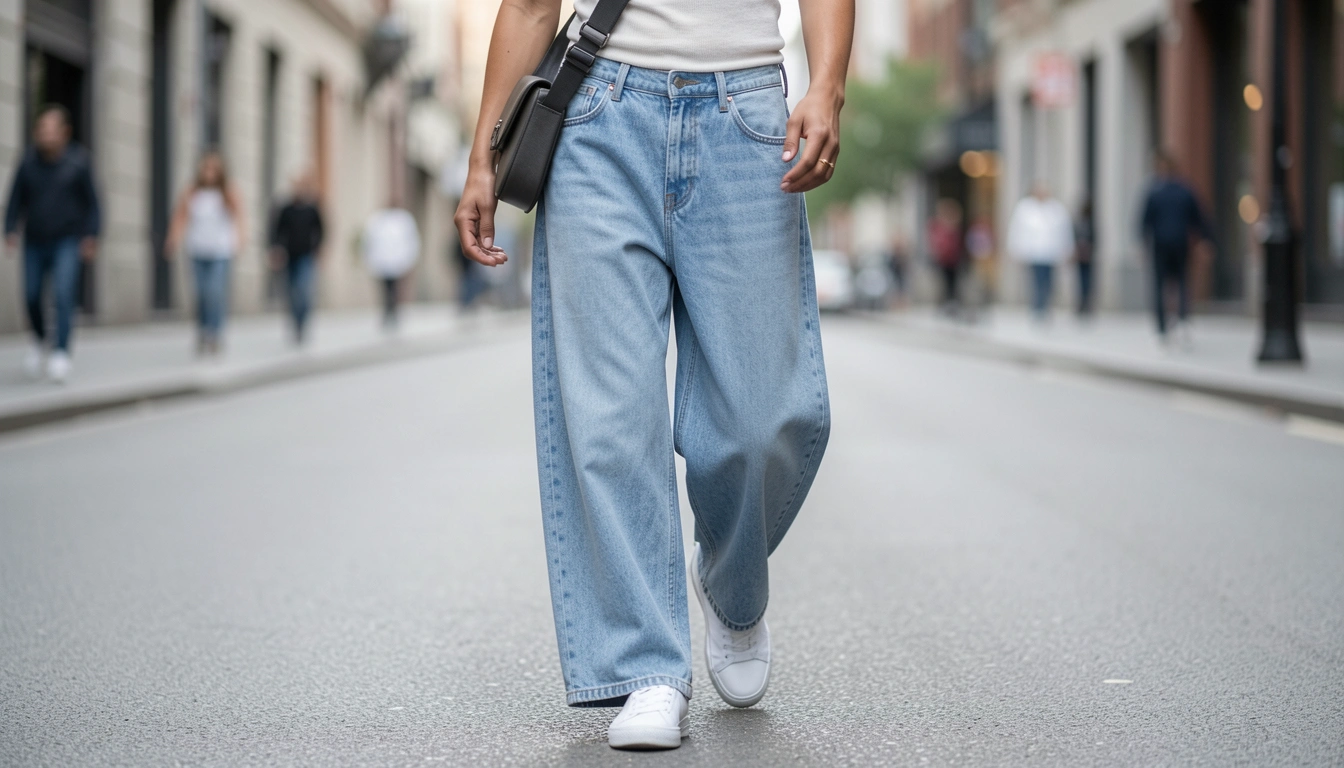 10 Loose Culottes Jeans Street Style For Casual Wear