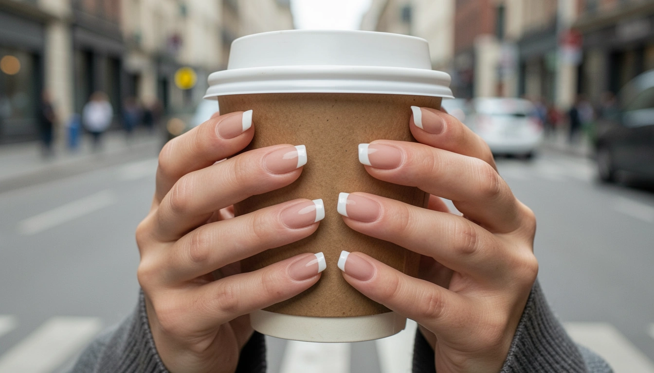 22 Classic Street Style French Nails For Clean Beauty